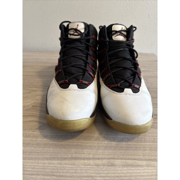 Air Jordan 616846-102 Prime Flight Men’s‎ Basketball Sneakers White Black Sz 10 main image 8